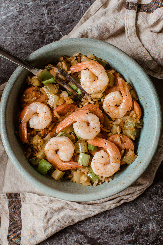 ZUBI’S One-Skillet Shrimp and Rice